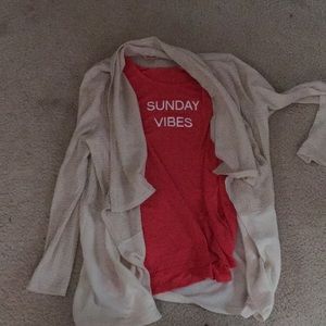 Cream and gold Juicy Couture sweater